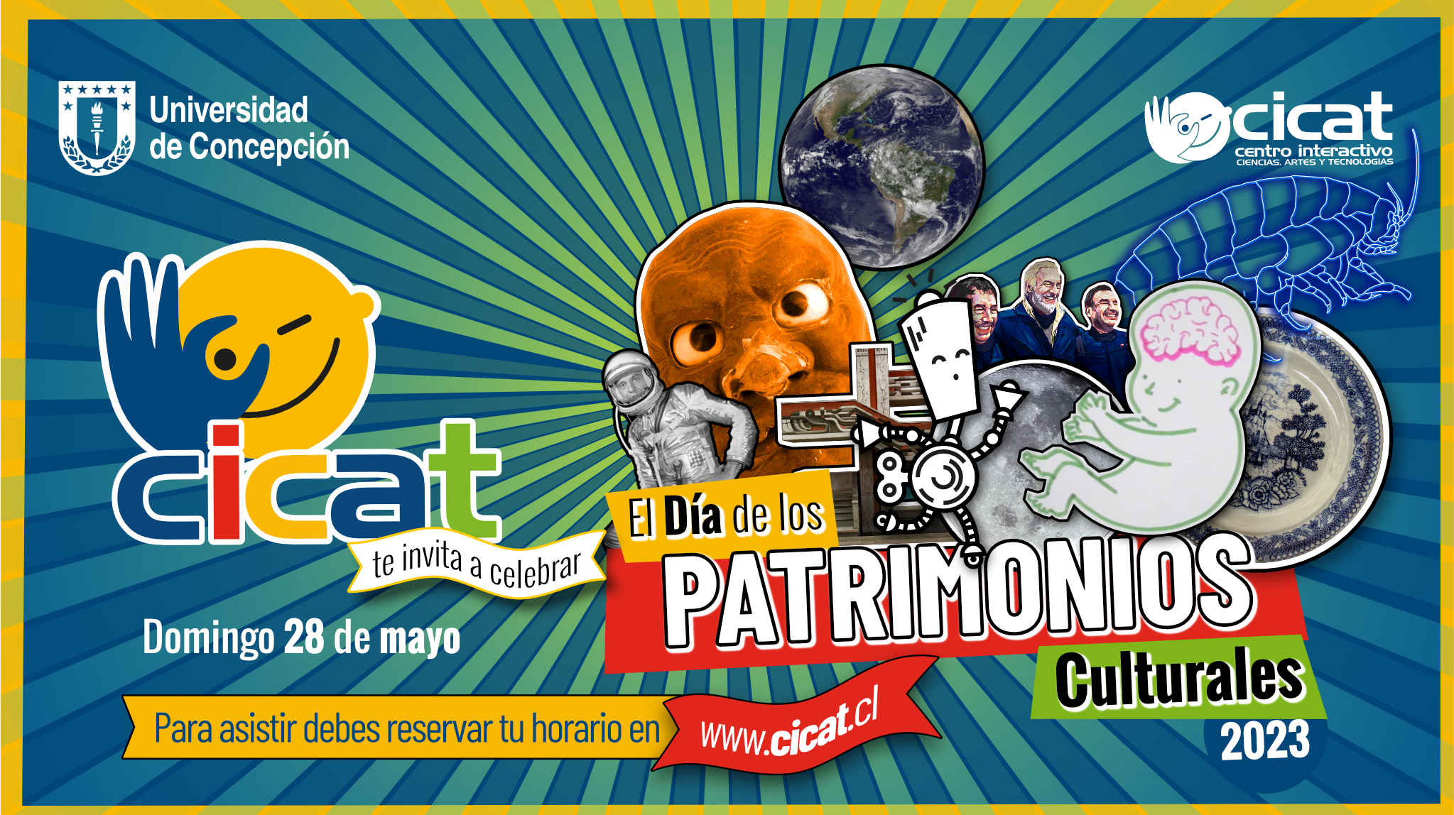 📣 Ven a CICAT y celebra el Día de los Patrimonios Culturales con entrada liberada 🤩